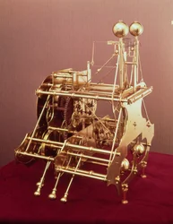 Harrison numer 1, pierwszy zegar nawigacyjny, ok. 1735 (widok z tyłu)