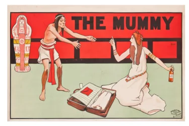 "The Mummy" / J. Hassall / plakat, 1896 r.