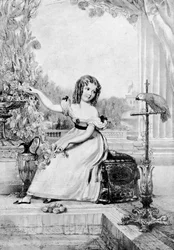 Księżniczka Wiktoria w wieku jedenastu lat, 1901.
