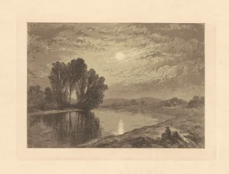 Światło księżyca na Androscoggin