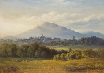 Abergavenny (olej na tekturze)