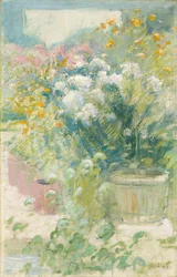 W szklarni, ok. 1895 (olej na płótnie)