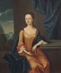 Pani Thomas Freame (1704-c.1751) po oryginalnej myśli Sir Godfreya Knellera, c.1742