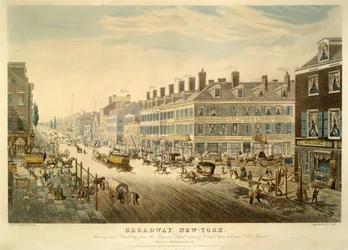 Broadway, Nowy Jork, wyd. 1850