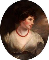 Jane Elizabeth, hrabina Oksfordu, 1797 (olej na płótnie)