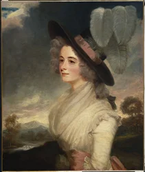 Portret panny Elżbiety Beresford, połowa długości