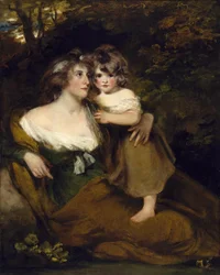 Hrabina Darnley i jej córka, Lady Elizabeth Bligh