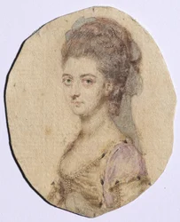 Portret Charlotte Bertie, z domu Warren, 4. hrabina Abingdon, 1778.