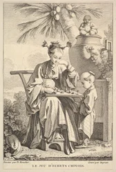 Gra w chińskie szachy, 1741-63.
