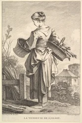 Sprzedawca selera, 1741-63.