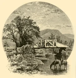 „Stary Most, Blackberry River, niedaleko Kanaanu”, 1874.