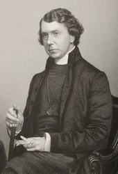 Archibald Campbell Tait (1811-82) wyryty przez D.J. Pounda z fotografii, z "The Drawing-Room of Eminent Personages, Volume 2", wydanej w Londynie w 1860 r.