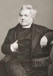 John Angell James (1785-1859) rytowany przez D.J. Pound z fotografii, z „The Drawing-Room of Eminent Personages, Volume 2”, wydanej w Londynie, 1860