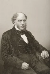 Sir Archibald Alison (1792-1867) wyryty przez D.J. Pounda na podstawie fotografii, z "The Drawing-Room of Eminent Personages, Volume 2", wydanej w Londynie w 1860 r.