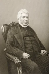 Walter Farquhar Hook (1798-1875) grawerowane przez D.J. Pound z fotografii, z „The Drawing-Room of Eminent Personages, Volume 2”, wydanej w Londynie, 1860