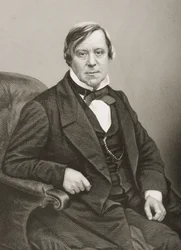 William Scholefield (1809-67) grawerowany przez D.J. Pound z fotografii, z „The Drawing-Room of Eminent Personages, Volume 2”, wydanej w Londynie, 1860