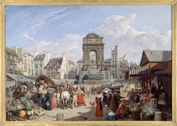 Rynek i fontanna niewinnych