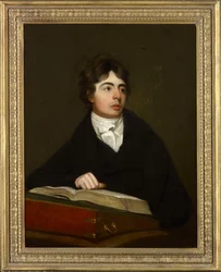 Neoklasycyzm: Portret poety Roberta Southeya (1774-1843) par Masquerier, John James (1778-1855), ok. 1804. Olej na płótnie, 91,4x71,1. Prywatna kolekcja