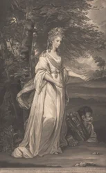 Czcigodna pani Tollemache w roli Mirandy