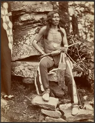 Yellow Bear, z narodu Muscogee w Okmulgee