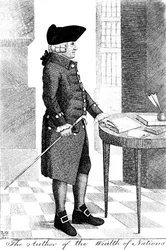 Adam Smith 1723-1790, szkocki filozof i ekonomista, 1790