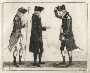 George Gordon; John Grieve; George Robertson przez Johna Kaya