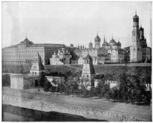 Kreml, Moskwa, koniec XIX wieku
