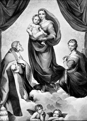 Madonna w San Sisto, c1512, 1893