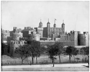 Tower of London, Anglia, koniec XIX wieku.