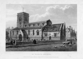 Kościół St Giles, Oksford, 1834.