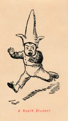 Szybki student, ok. 1860, 1860