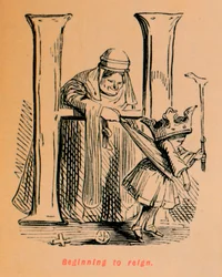 Początek panowania, ok. 1860, ok. 1860