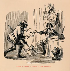 Henryk V. wysyła przyjaciela do Delfina, ok. 1860, ok. 1860