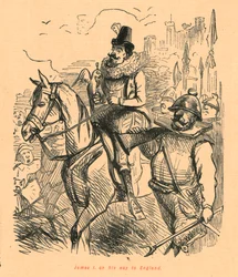 Jakub I w drodze do Anglii, 1897.