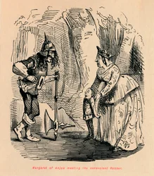 Margaret of Anjou spotykająca życzliwego Złodzieja,