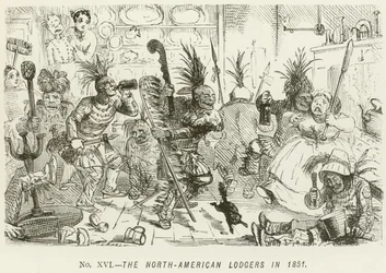 Lokatorzy z Ameryki Północnej w 1851 r.