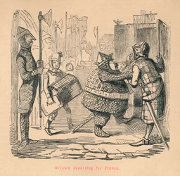 William wyjeżdżający do Francji, ok. 1860, ok. 1860