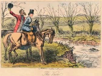 Widok, 1865. Artyści: John Leech, Hablot Knight Browne.