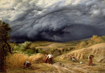 Burza podczas żniw, 1856