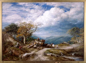 „Wagon drzewny”, 1872.