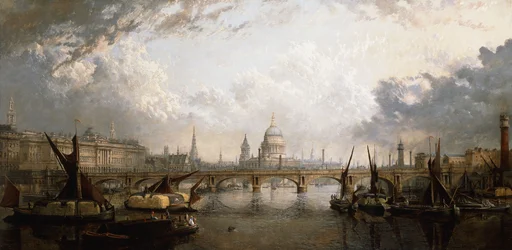 Tamiza z mostu Hungerford, 1871