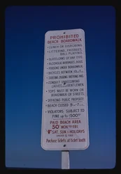Plaża, zasady promenady, Seaside Heights, New Jersey, USA