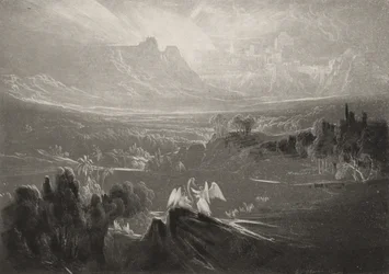Niebo-rzeki rozkoszy ..., c.1827 (mezzotinta)