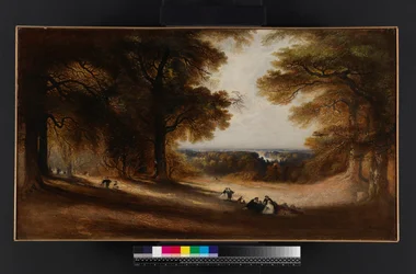 Krajobraz: Widok w Richmond Park, 1850