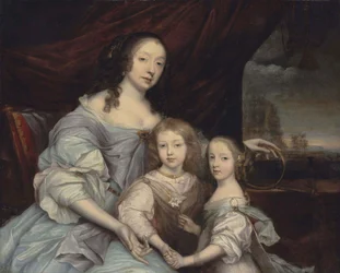 John Michael Wright Mary Villiers i jej dzieci