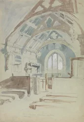 Wnętrze Rag Chapel, Sir Robert Vaugn