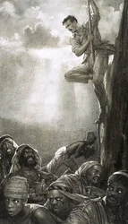 Rabusie grobowców, ilustracja z książki "Przygody z archeologią