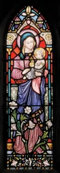 Dover, St Mary In Castro, Lavers & Barraud, John Millner Allen (1827-1902), Madonna z Dzieciątkiem, 1861, adaptacja Gilberta Scotta