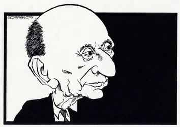Arnold Schoenberg, karykatura