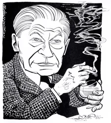 Arthur Koestler, karykatura